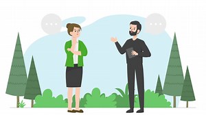 Download Businessman talking to customers for free