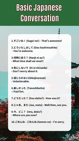 Learn Basic Japanese Conversation | Useful Phrases for Everyday Situations