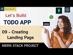 Landing Page Mern todo App | | Mern Stack Project