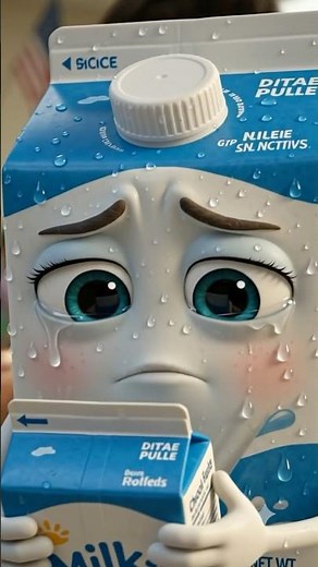 🥛 The Milk Carton’s First Day at School… ❤️ #shortsfeed #shorts