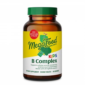 MegaFood Kids B Complex - Supports Cellular Energy with B Vitamins - 30 Mini Tablets