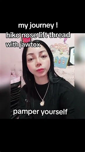 my journey; hiko nose lift thread with jowtox! pamper yourself you deserve it. #nosethreadlift
