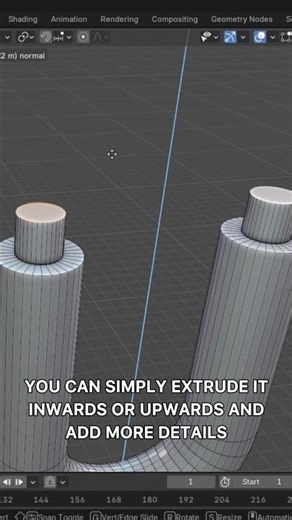 Blender Beginner Tip - Inset Tool #blender #blender3d #b3d