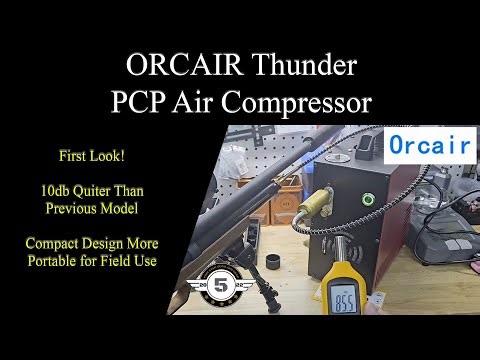 ORCAIR Thunder 4500 PSI PCP Air Compressor 10db Noise Reduction A WINNER!
