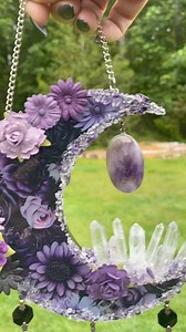 This collection is so pretty I almost have no words 💜✨🖤 I’ll have a new round of crystal moons available Friday 6/14 at 5pm pst/ 8pm est | Linus & Co.