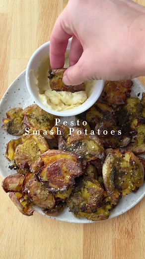 Delicious Pesto Mini Potato Smash Recipe