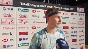 Viktor Axelsen 🇩🇰 secured the win against Chou Tien Chen (TPE) to advance to the quarterfinals at the TotalEnergies BWF World Championships 2023. Tomorrow, the Dane will be facing Prannoy H. S. 🇮🇳. #welivebadminton #badminton #Copenhagen2023 #BWFWorldChampionships | Badminton Europe