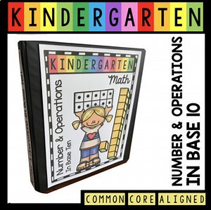 Teen Numbers and Place Value Kindergarten Math Unit - Assessment Centers Games
