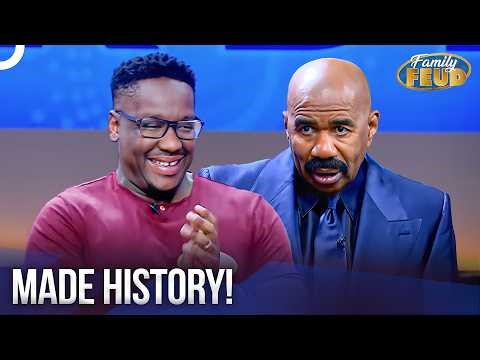 The First African Contestant to Ever Do THIS | Family Feud Classics