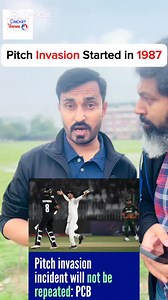 Who is 1st Pitch Invader in cricket history Champions Trophy #onthisday #cricketyaari #cricket #ChampionsTrophy2025 #foryou #viral #PSL #viratkohli #babarazam #historytime #CapCut | Cricket Yaari