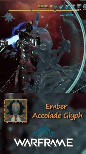 💢GUILTY💢 Ember Accolade Glyph #tennocreate #warframe #warframecommunity