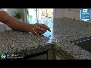 Granite Counter Seam Polishing And Repair!