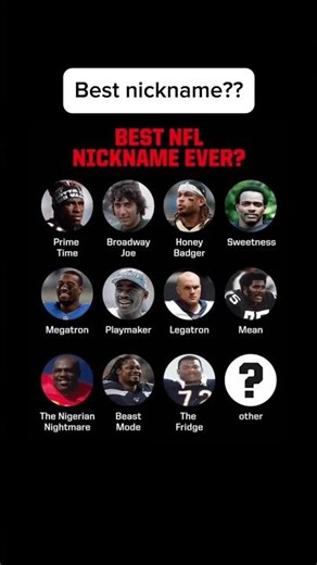 I’d probably say Megatron or the Nigerian Nightmare #shorts #nfl #sports