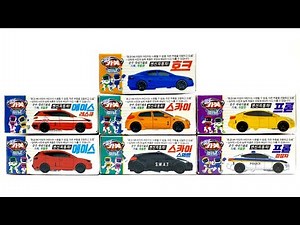 Hello Carbot Mini police car fire rescue car SWAT car Transformation robot toy