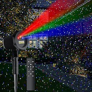 Amazon.com: Laser Christmas Projector Lights Outdoor, Garden Firefly Light Projector with Remote and Timer, Waterproof RGB Christmas Lights Decoration for Christmas Holiday Party Yard Landscape Decor : Tools & Home Improvement