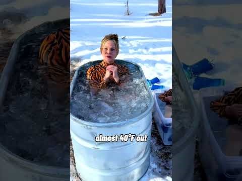 Grandma Shivering from Ice Cold Drink