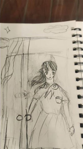 drawing my fav anime suzume