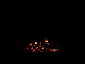 Real Outdoor Bonfire 12 Hours 4K 🔥 Crackling Wood Fire Dark Screen | No AI Authentic Sleep Sounds
