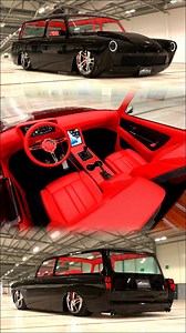 Custom ‘70 Volkswagen Squareback 3D animation. What do you think about this awesome and modern red interior with black and carbon fiber details? Classic cars should not die, it is better to modernize them.Did you notice the panoramic roof? It's huge!!!!@holleyperformance gauge and @racelinewheels @nic_averitt Will build this jewel on wheels. Enjoy my work 🔥🇻🇪Get your own custom design here. | Personalizatuauto