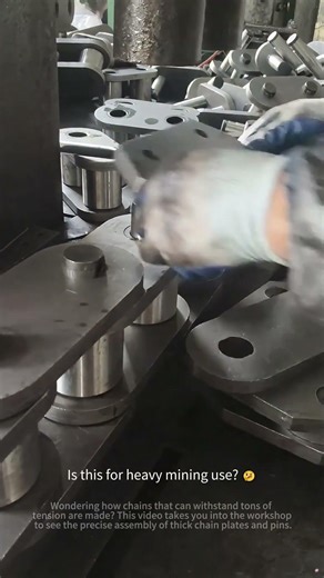 Heavy-duty chain production ⚙️ #lifehacks #diytools