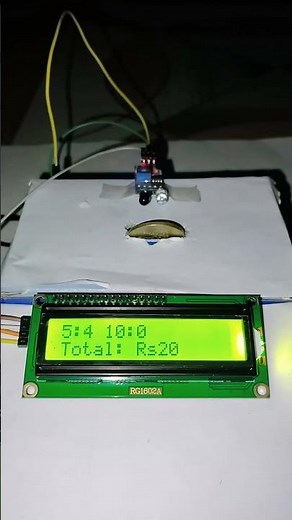 🔥Smart piggy Bank using#arduinouno#irsensor#arduinoprojects #lcddisplay #viralshorts