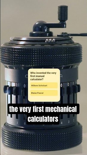 The First Automatic Calculator in 1623. #calculator #invention #arithmetic