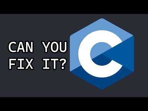 Can You Fix C?