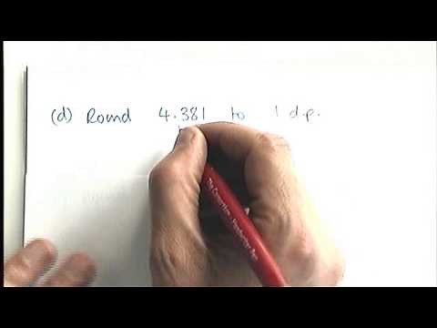 How to - round numbers to 1, two or three decimal places