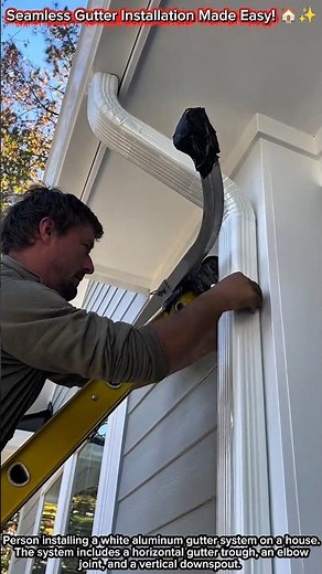 Seamless Gutter Installation Made Easy! 🏠✨