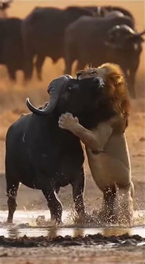 DEATH HUG Lion's Final Attack on the 2,000lb Buffalo