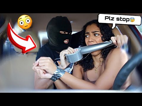 EXTREME KIDNAPPING PRANK ON GIRLFRIEND! 😳 *Tied Her Up*
