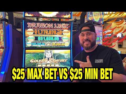 THE $25 MAX BET VS $25 MIN BET STRATEGY