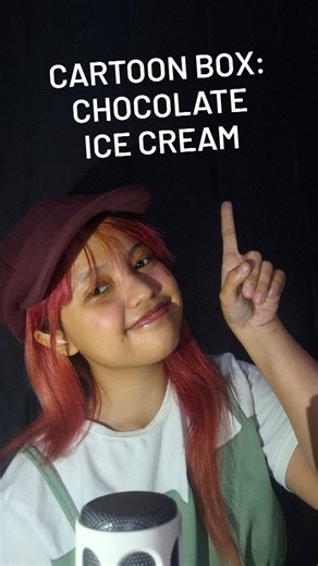 Lisa. 🪼 on Instagram: "Back with foley sounds! 😆💩 Cartoon box: Chocolate ice cream 🍫😋 #foleyart #foleyartist #foleysound #soundeffects #sounddesign #cartoonbox #chocolateicecream"