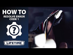 Lifetime Smoker Grill Combo - How to Resolve Error Code 1