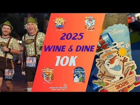 2025 runDisney Wine & Dine 10K Recap | Course Highlights, Characters & Race Day Fun!