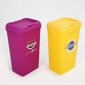 [Hot Item] Pet Food Container, Food Box PVC Plastic Dog Food Storage Container