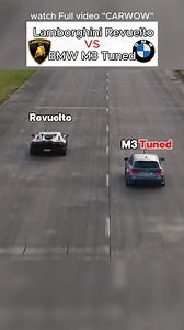 BMW M3 Tuned Vs Lamborghini Revuelto DRAG RACE! | Car Explorer