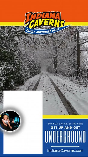 The cave temperature is 56° degrees all year. Weather is never a problem for cave tours. They are open rain or shine! Explore Indiana Caverns Today! Open Daily at 9AM EST | Indiana Caverns