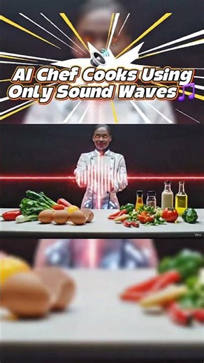 🔊 “AI Chef Cooks Using Only Sound Waves!” 🤖🍳🎵