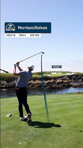 Jackson Koivun and Tommy Morrison take on 14, 15, and 16 at Cypress Point 🌊