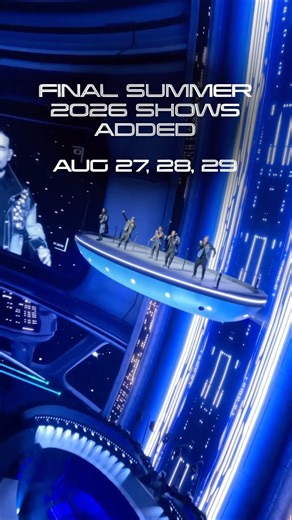 FINAL SUMMER 2026 SHOWS ADDED! Come see us at ‪@SphereVegas‬ on Aug 27, 28, & 29! 🌐🩵