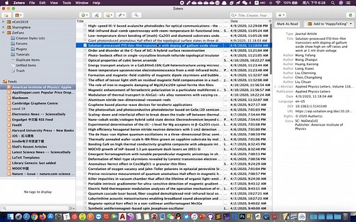 如何使用 Zotero Rss 跟踪最新文献-