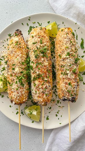 Snejana Andreeva on Instagram: "Mexican Street Corn ( Elote ) This is hands down the best corn recipe for the summer. Mexican street corn is incredibly delicious and so easy to make. I will give you substitutes for the Cotija cheese as it’s extremely hard to find for me personally. This Mexican street corn is so incredibly delicious and will blow everyone away at your next barbecue or gathering. It is so creamy, tangy, and everything you want in a corn recipe, but more. I don’t know if this reci