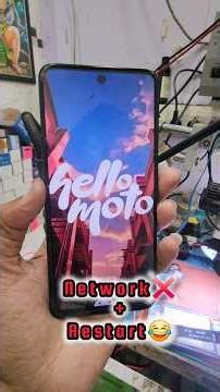 Motorola G34 (5G) Network + Restart Problem Fix By Cpu 🔥#motog34 #shorts #viral #trending #motorola