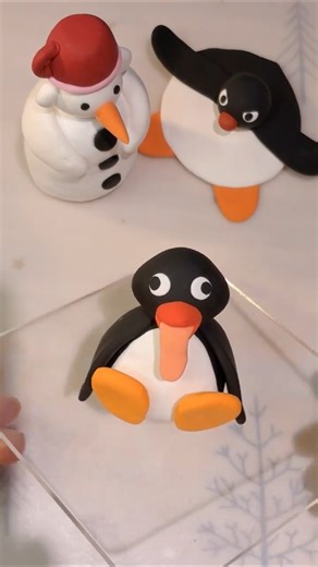 Vegetable-Hating Pingu 🥦 #clayArt