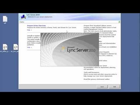 Microsoft Lync 2010 installation