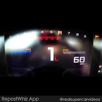 McLaren P1 acceleration