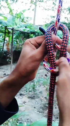 How to join ropes with a simple but very strong knot #rope #knot #knotskill #knottutorial #diy