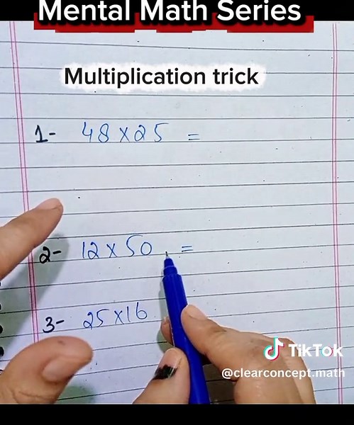 Fastest Multiplication Trick! Double & Half Method 🔥Double & Half Method – Tez Tarin Multiplication Trick! #mathtricks #mathhack #multiplication #1million #creatorsearchinsights