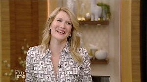 Laura Dern felt jealous of her co-stars because of this..... | Live with Kelly and Mark